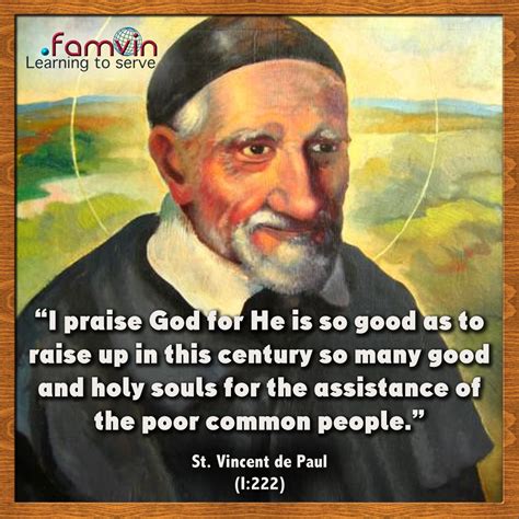 st vincent quotes|Quotes of St. Vincent de Paul .